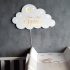 Lampa veghe norisor alba, personalizata cu 3 nume