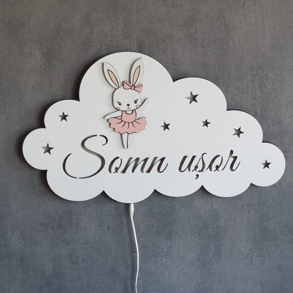 Lampa de veghe bebe Somn Usor cu iepuras