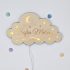 Lampa de veghe bebe personalizata cu nume si cometa