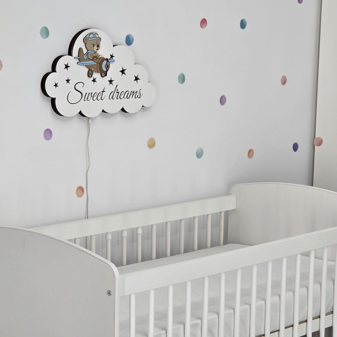 Lampa de veghe Sweet dreams – ursulet aviator