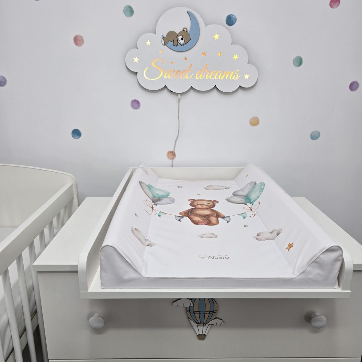 Lampa de veghe Sweet dreams – ursulet pe luna
