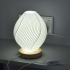 Lampa decorativă LED cu design modern– printată 3D, lumină rece