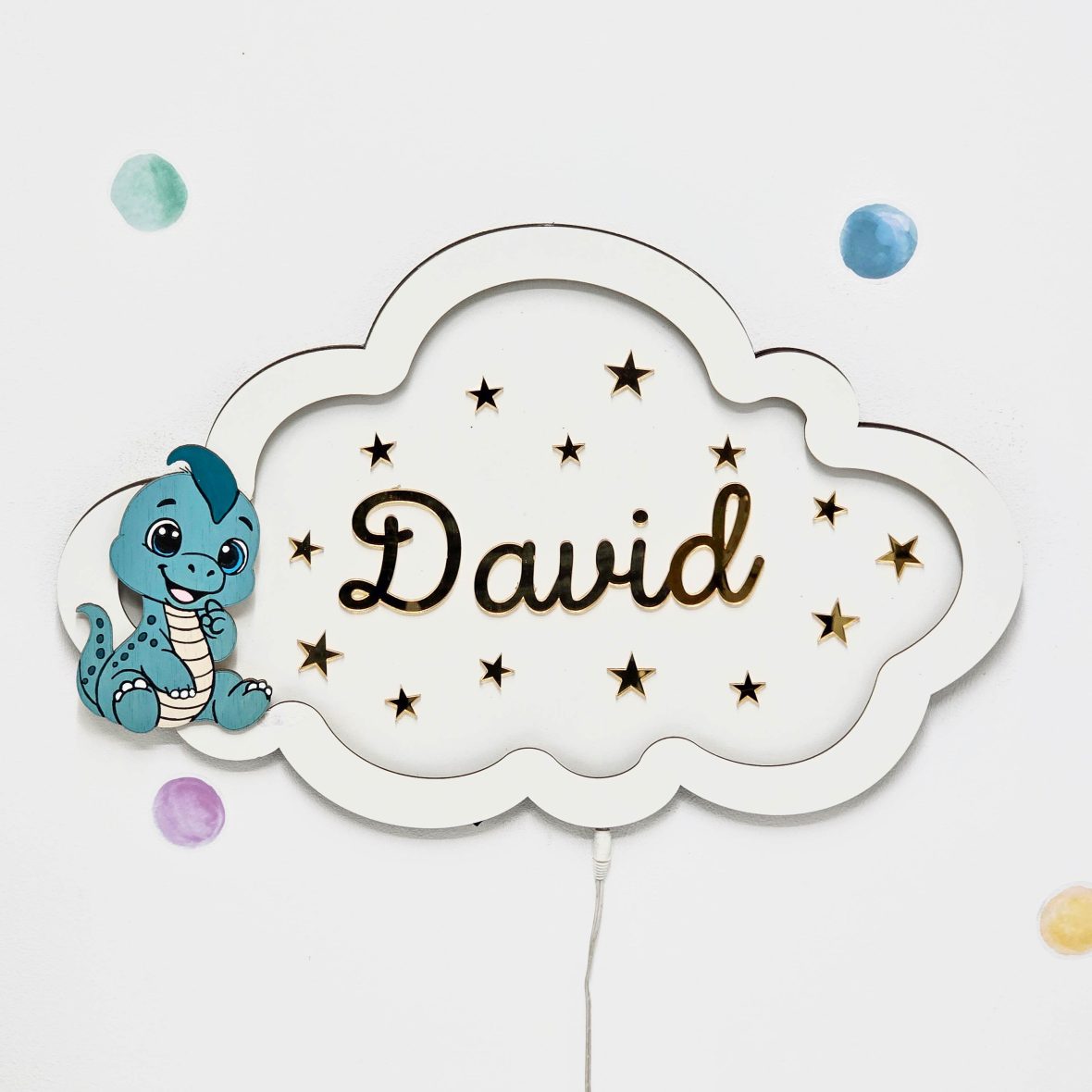 Lampa de veghe cu dino