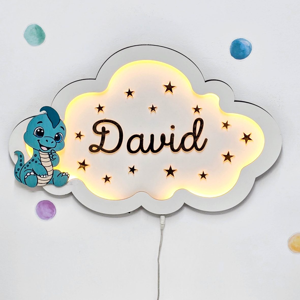 Lampa de veghe cu dino