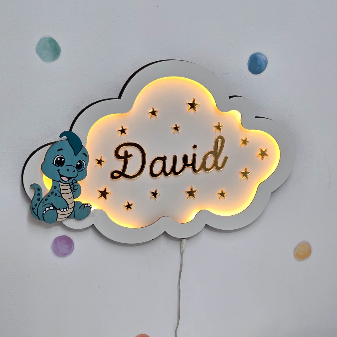 Lampa de veghe cu dino