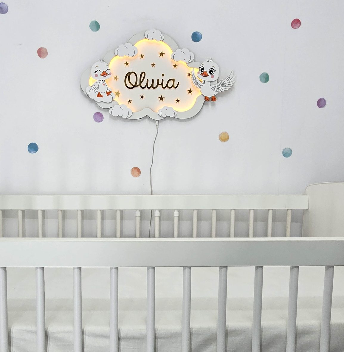 Lampa de veghe cu doua ratuste